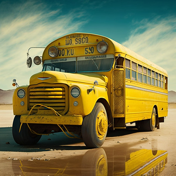 yellow school bus,
