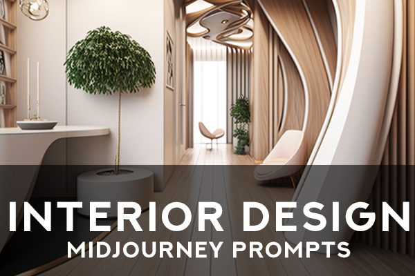 Interior design Midjourney prompts